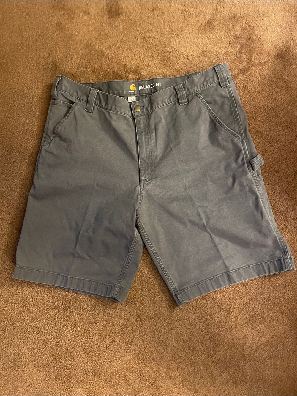 Carhartt Men's Relaxed Fit Gray Cargo Shorts